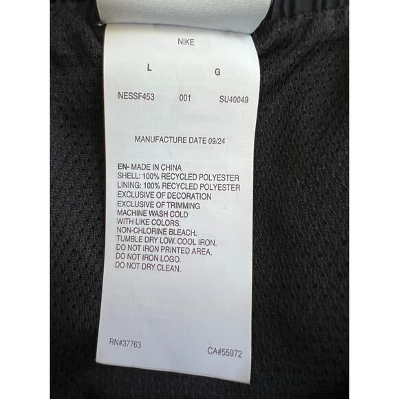 Nike Swim Voyage Cargo Woven Shorts Men's Size L NESSF453 001 Black New - Picture 15 of 16